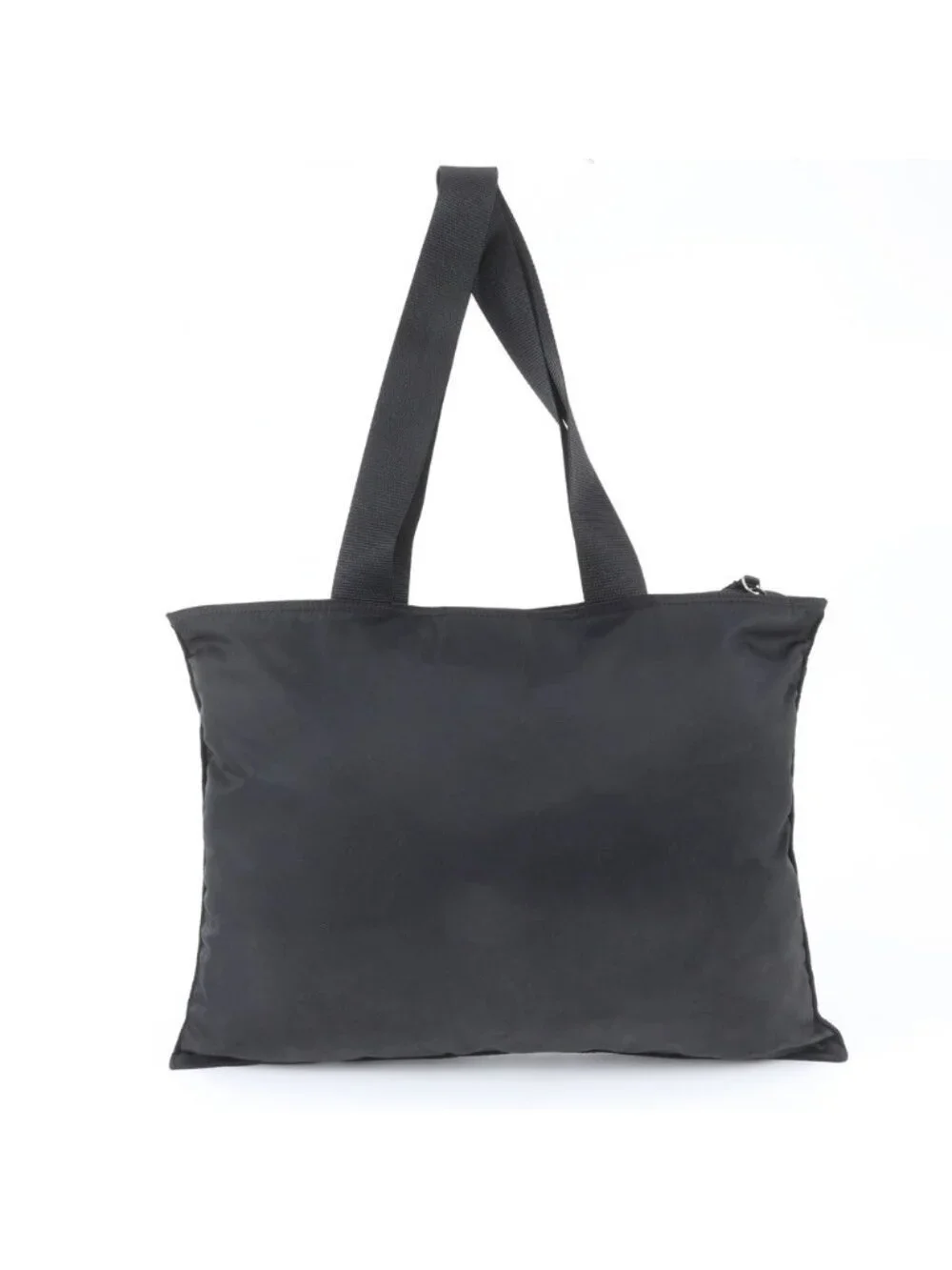 Prada White Tag Tessuto Nylon Triangle Logo Tote Bag Shoulder Document